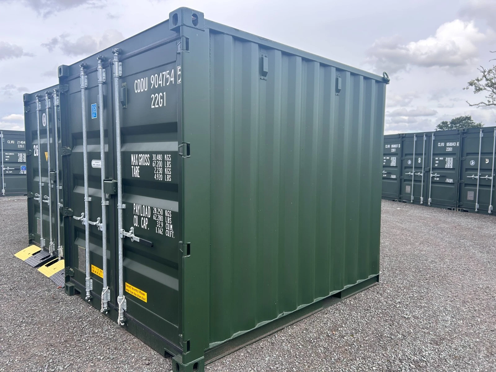 10ft x 8ft New Cut Down Shipping Container