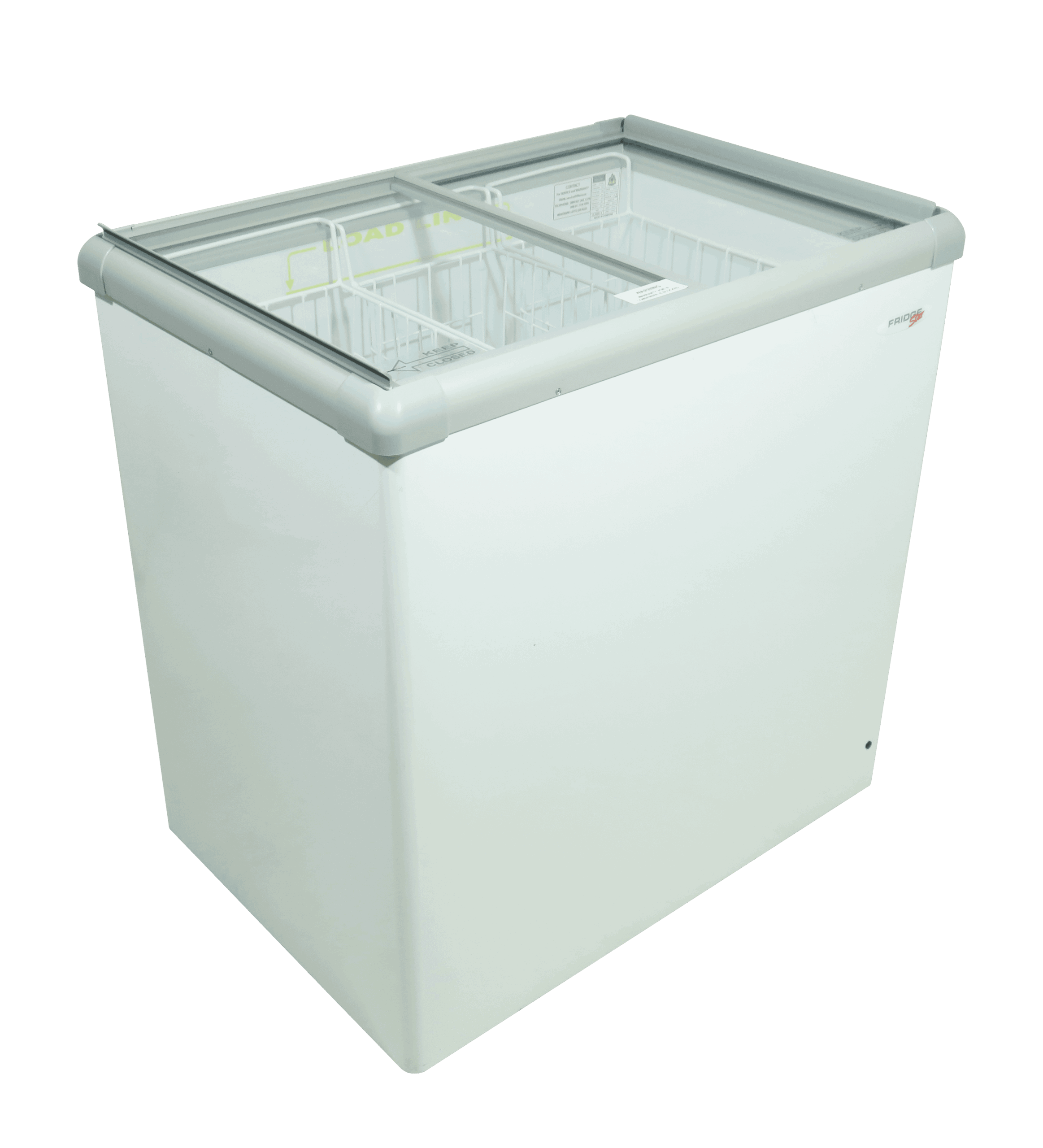 Glasstop Display Freezer 205L