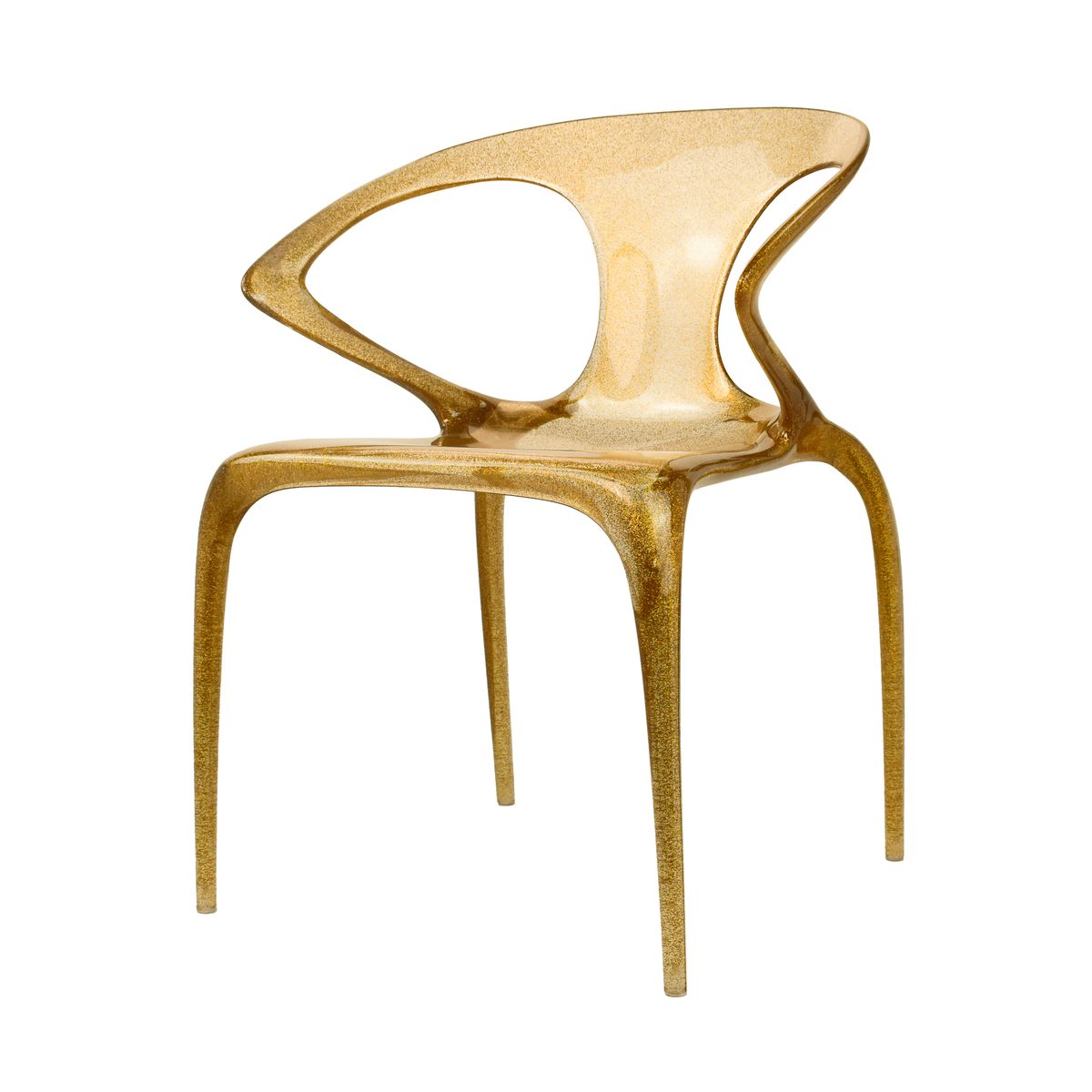 Rhino Ghost Chair Gold
