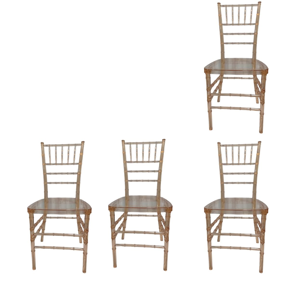 Tiffany Clear Chair Set of 4